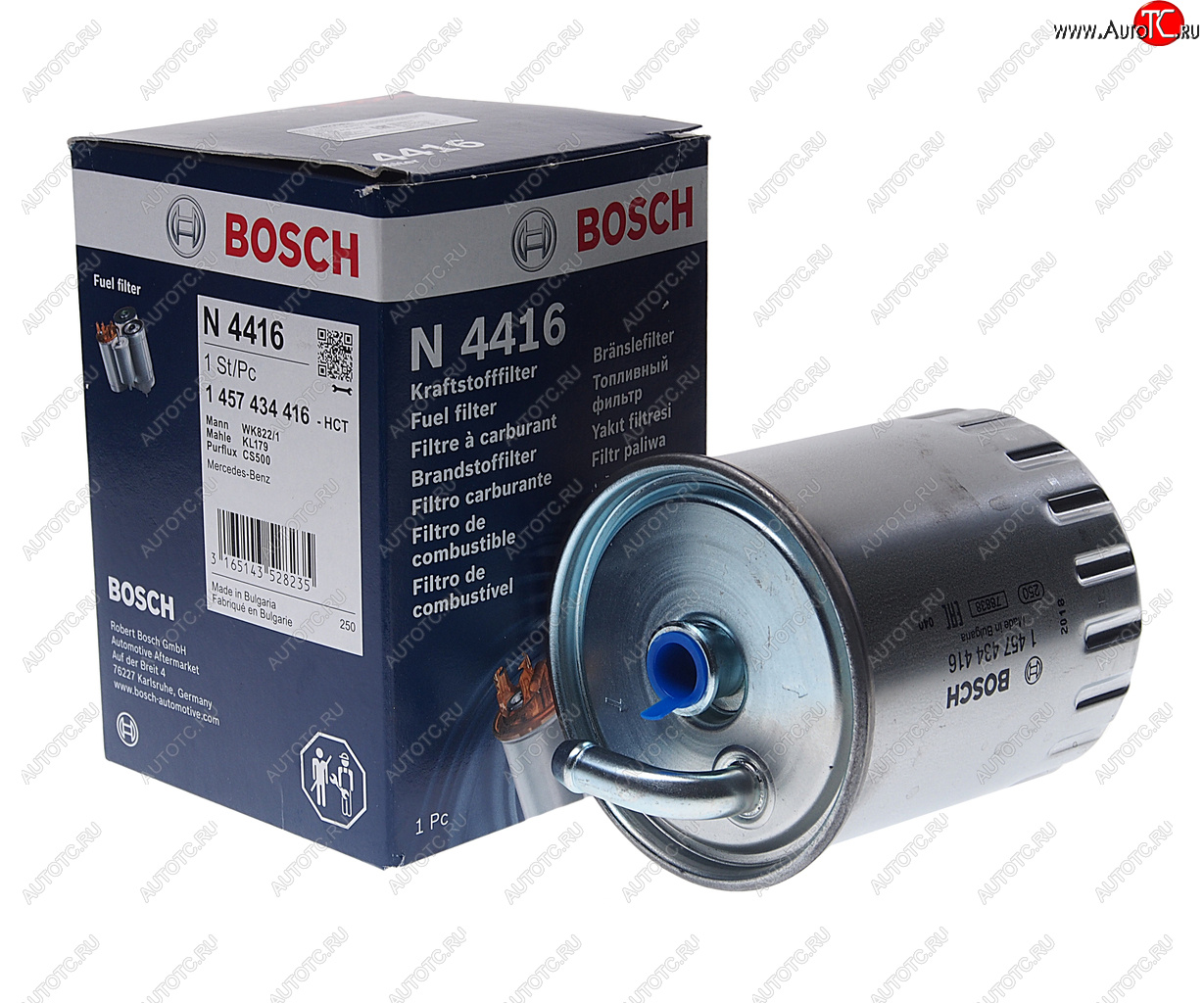 1 229 р. Фильтр топливный MERCEDES C (W203) BOSCH BOSCH 1457434416 BOSCH 1457434416  с доставкой в г. Пермь