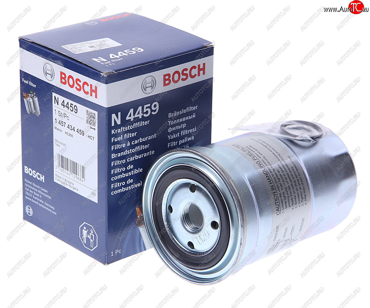 1 479 р. Фильтр топливный MITSUBISHI Pajero (99-) (3.2 TDI) BOSCH BOSCH 1457434459 BOSCH 1457434459  с доставкой в г. Пермь