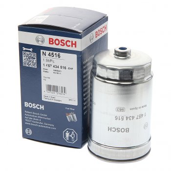 1 999 р. Фильтр топливный HYUNDAI Sonata NF,Santa Fe (06-),Getz KIA Rio (05-),Magentis BOSCH BOSCH 1457434516 BOSCH 1457434516  с доставкой в г. Пермь. Увеличить фотографию 1