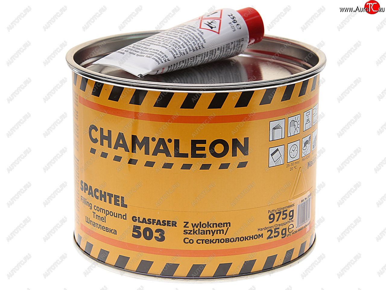 1 079 р. Шпатлевка со стекловолокном 1кг CHAMAELEON CHAMAELEON 15035  с доставкой в г. Пермь