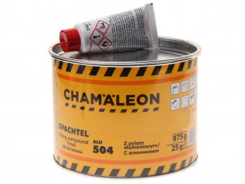 1 189 р. Шпатлевка с алюминиевым наполнителем 1кг CHAMAELEON CHAMAELEON 15045  с доставкой в г. Пермь. Увеличить фотографию 1