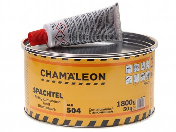 1 669 р. Шпатлевка с алюминиевым наполнителем 1.85кг CHAMAELEON CHAMAELEON 15046  с доставкой в г. Пермь. Увеличить фотографию 1