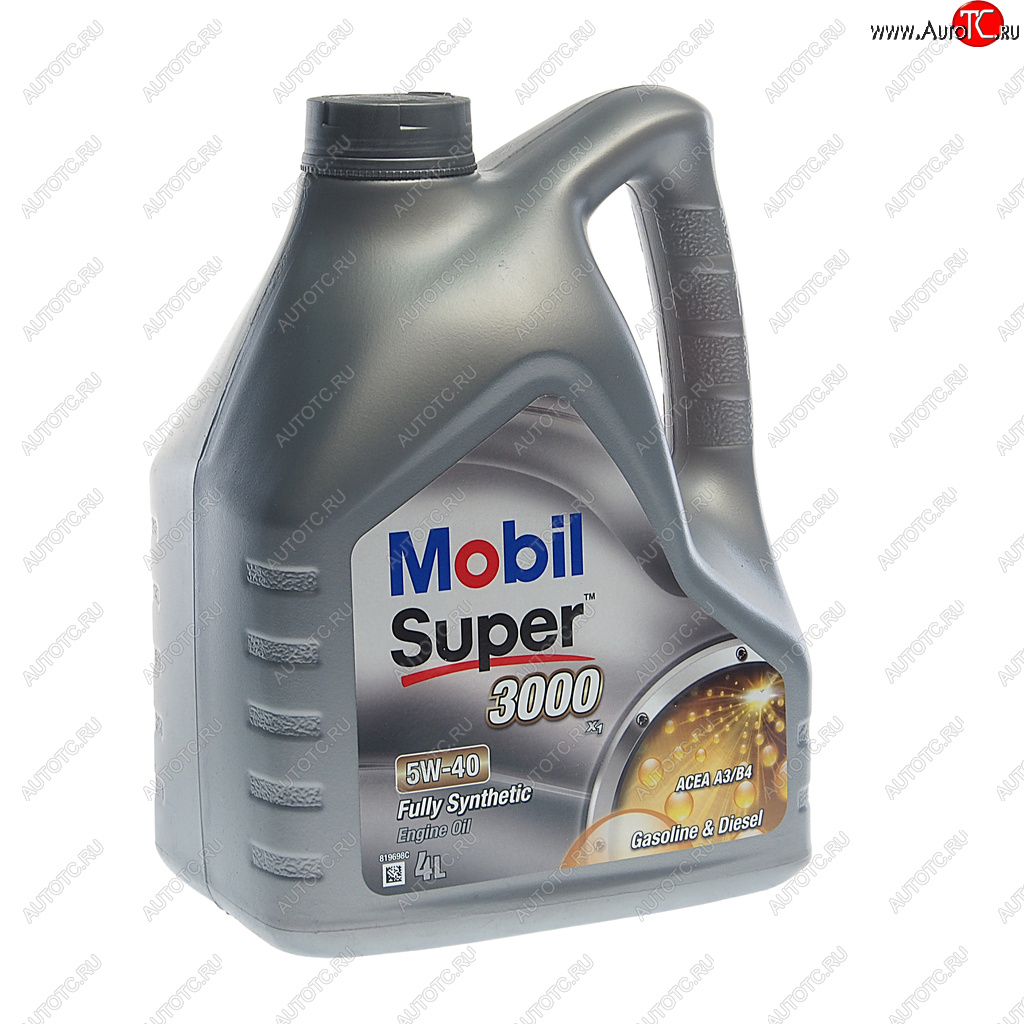 4 599 р. Масло моторное SUPER 3000 X1 5W40 синт.4л MOBIL MOBIL 150546  с доставкой в г. Пермь