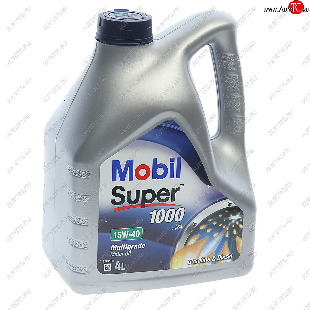2 479 р. Масло моторное SUPER 1000 Х1 15W40 мин.4л MOBIL MOBIL 150550 MOBIL 150550  с доставкой в г. Пермь