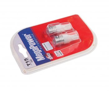 499 р. Лампа светодиодная 12V T15W W2.1x9.5d бесцокольная блистер (2шт.) MEGAPOWER MEGAPOWER-AUTOMOTIVE 15412w-2бл  с доставкой в г. Пермь. Увеличить фотографию 2