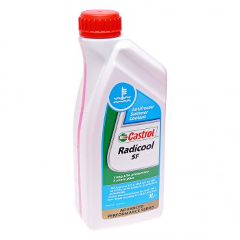 1 449 р. Антифриз красный -76C концентрат 1л Radicool SF CASTROL CASTROL 155fa2  с доставкой в г. Пермь. Увеличить фотографию 1