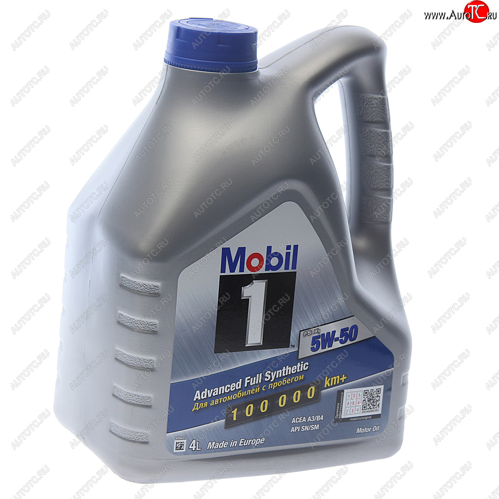 7 199 р. Масло моторное Mobil1 FSx2 5W50 синт.4л MOBIL MOBIL 156491  с доставкой в г. Пермь