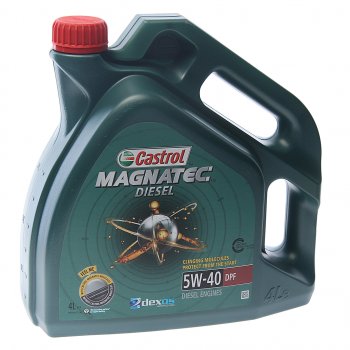 5 349 р. Масло дизельное MAGNATEC DIESEL DPF 5W40 синт.4л CASTROL CASTROL 156edd  с доставкой в г. Пермь. Увеличить фотографию 1