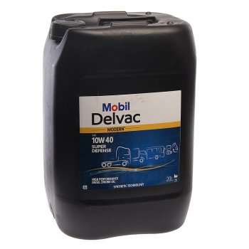 12 899 р. Масло дизельное DELVAC Modern 10W40 Super Defense псинт.20л MOBIL MOBIL 157060  с доставкой в г. Пермь. Увеличить фотографию 1