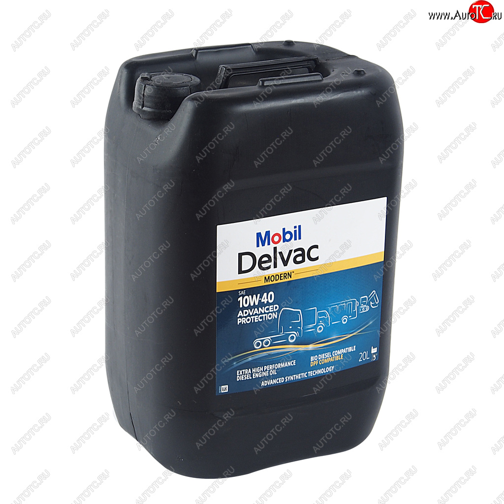 17 299 р. Масло дизельное DELVAC Modern 10W40 Advaced Protection синт.20л MOBIL MOBIL 157068  с доставкой в г. Пермь