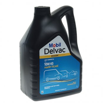 3 799 р. Масло дизельное DELVAC Modern 10W40 Light Commercial синт.5л MOBIL MOBIL 157380  с доставкой в г. Пермь. Увеличить фотографию 1