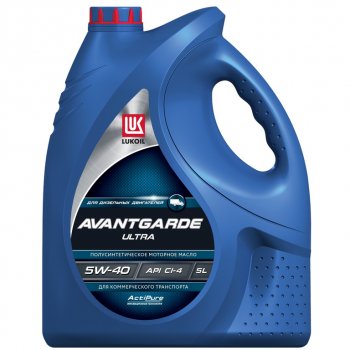 2 699 р. Масло дизельное АВАНГАРД Ультра CI-4SLE7 5W40 псинт.5л ЛУКОЙЛ LUKOIL 1595288  с доставкой в г. Пермь. Увеличить фотографию 3