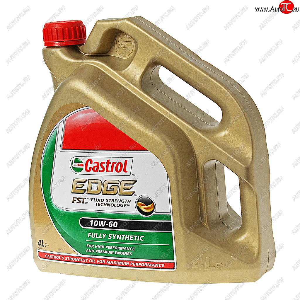 6 999 р. Масло моторное EDGE TITANIUM FST A3B3, A3B4 10W60 синт.4л CASTROL CASTROL 15a008  с доставкой в г. Пермь
