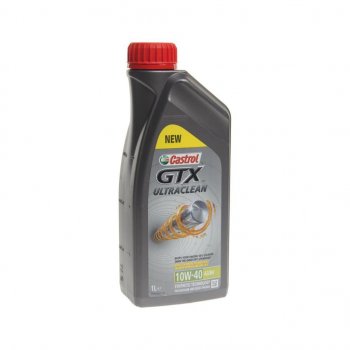 999 р. Масло моторное GTX ULTRACLEAN A3B4 10W40 псинт.1л CASTROL CASTROL 15a4de  с доставкой в г. Пермь. Увеличить фотографию 1