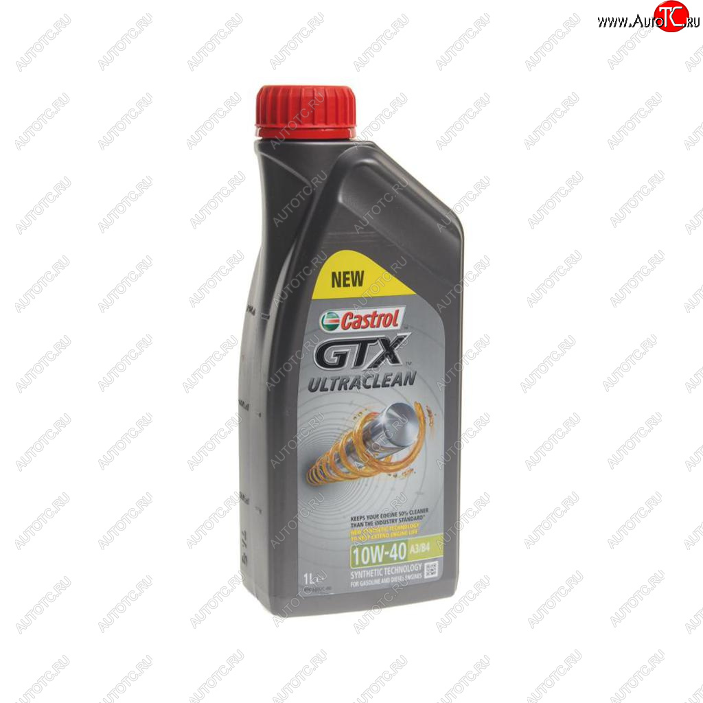 999 р. Масло моторное GTX ULTRACLEAN A3B4 10W40 псинт.1л CASTROL CASTROL 15a4de  с доставкой в г. Пермь