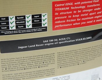 8 499 р. Масло моторное EDGE C1 5W30 синт.5л CASTROL CASTROL 15b943  с доставкой в г. Пермь. Увеличить фотографию 2