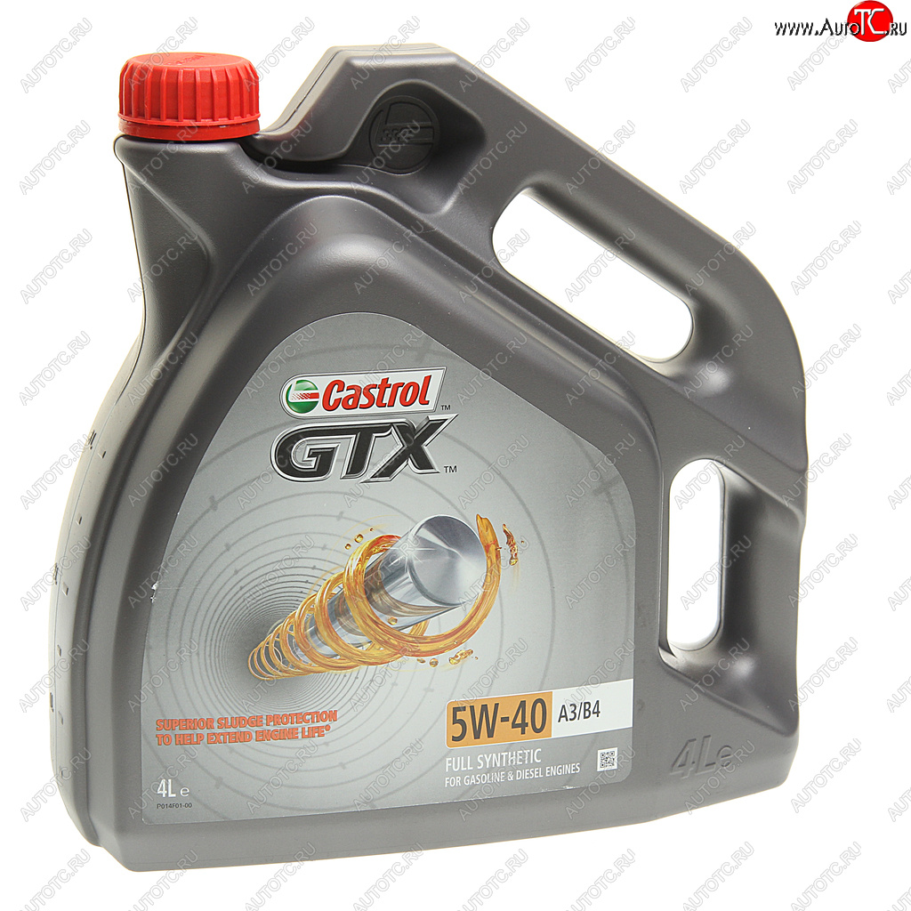 4 689 р. Масло моторное GTX ULTRACLEAN A3B4 5W40 синт.4л CASTROL CASTROL 15b9f5  с доставкой в г. Пермь