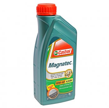 1 199 р. Масло моторное MAGNATEC A3B4 10W40 псинт.1л CASTROL CASTROL 15ca23  с доставкой в г. Пермь. Увеличить фотографию 1