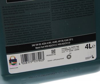 4 749 р. Масло моторное MAGNATEC STOP START A5 5W30 синт.4л CASTROL CASTROL 15ca3b  с доставкой в г. Пермь. Увеличить фотографию 2