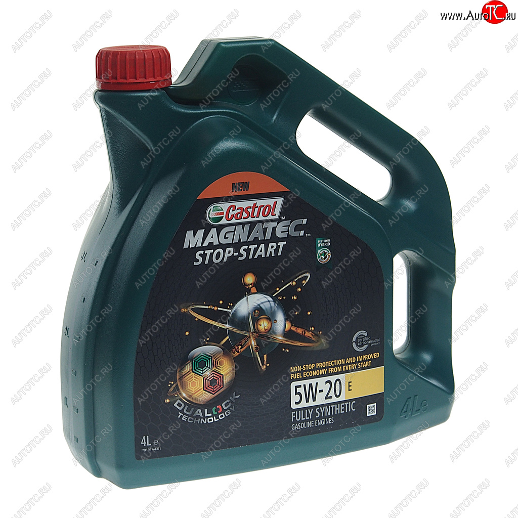 5 449 р. Масло моторное MAGNATEC STOP START 5W20 синт.4л CASTROL CASTROL 15cc4a  с доставкой в г. Пермь