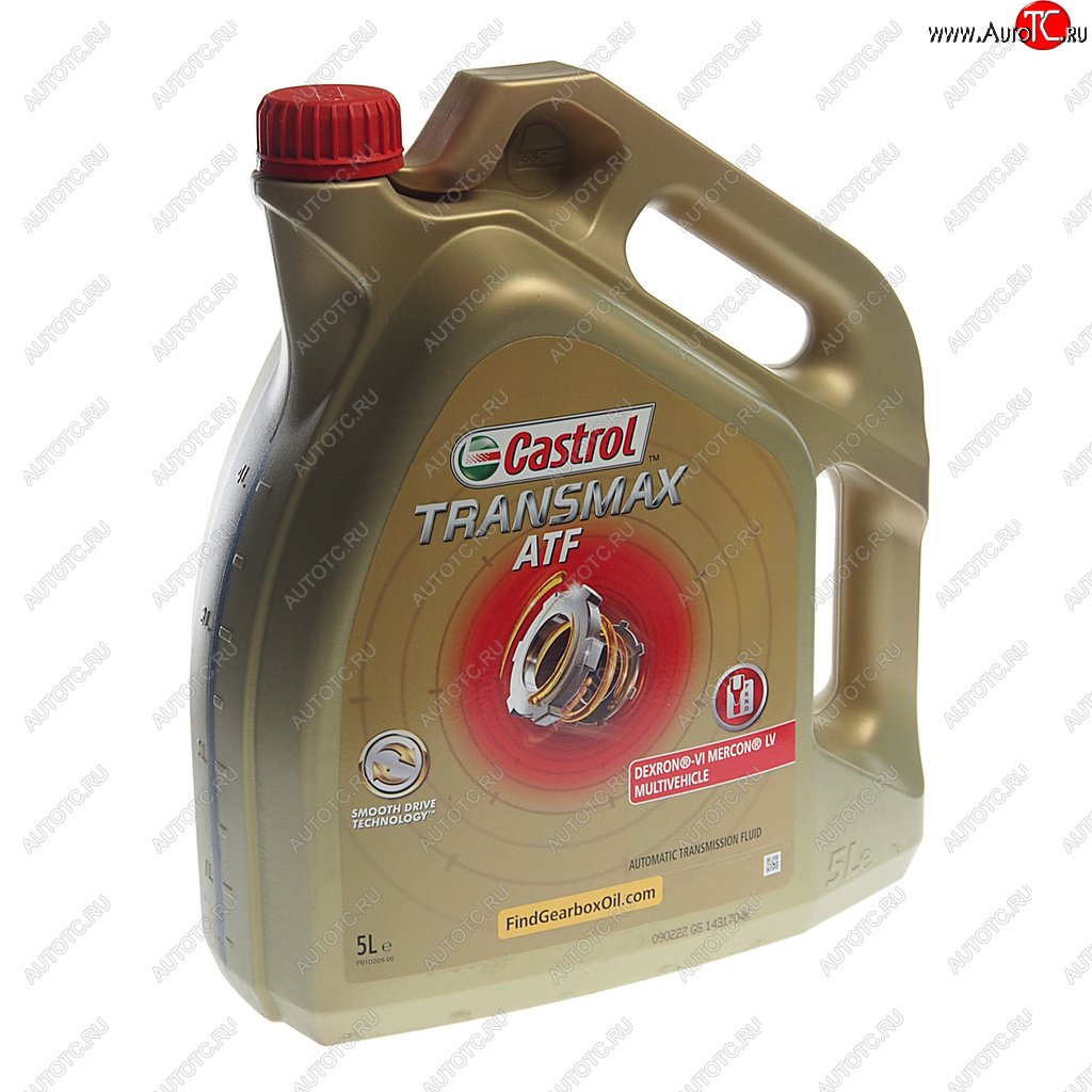 5 999 р. Масло трансмиссионное ATF Transmax DEXRON VI MERCON LV 5л CASTROL CASTROL 15e18b CASTROL 15e18b  с доставкой в г. Пермь