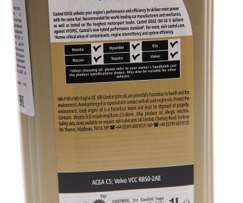 2 099 р. Масло моторное EDGE V 0W20 синт.1л CASTROL CASTROL 15f706  с доставкой в г. Пермь. Увеличить фотографию 2