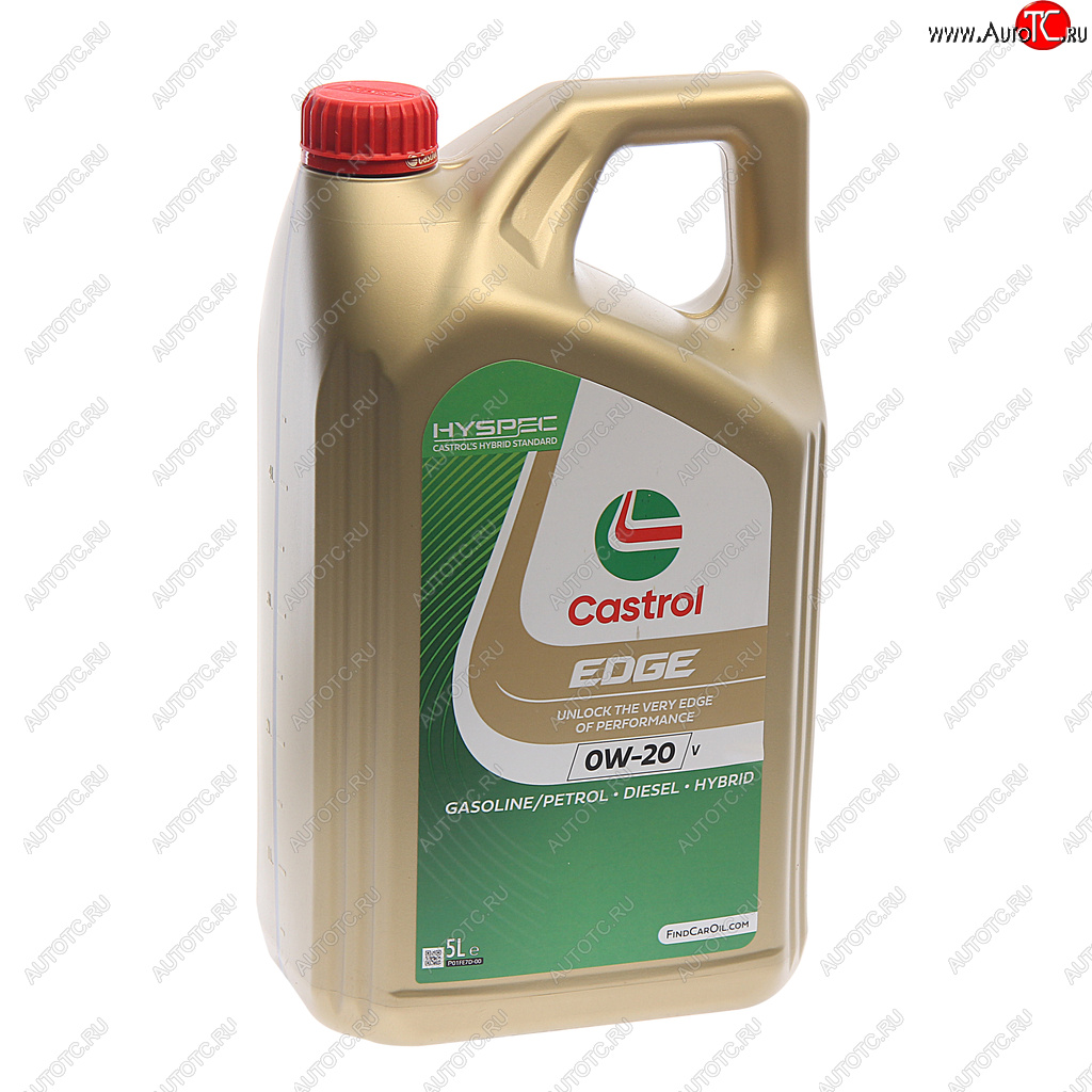 8 999 р. Масло моторное EDGE V 0W20 синт.5л CASTROL CASTROL 15f709  с доставкой в г. Пермь