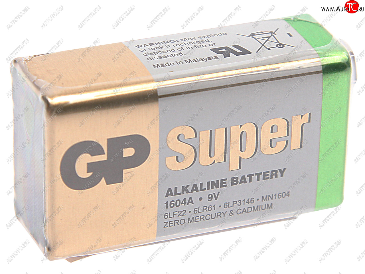 399 р. Батарейка KRONA 6LR61 9V термопленка 1шт. GP GP 1604a-s1  с доставкой в г. Пермь