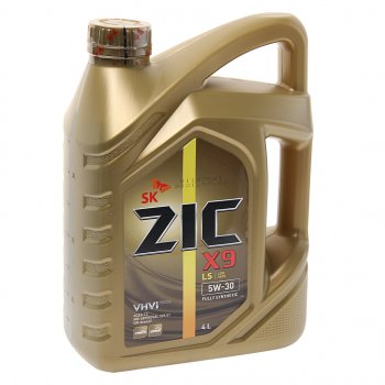 4 999 р. Масло моторное X9 LS SNCFC3 5W30 синт.4л ZIC ZIC 162200  с доставкой в г. Пермь. Увеличить фотографию 1