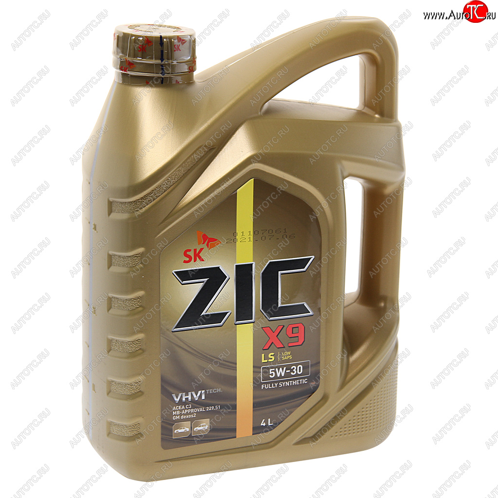 4 999 р. Масло моторное X9 LS SNCFC3 5W30 синт.4л ZIC ZIC 162200  с доставкой в г. Пермь