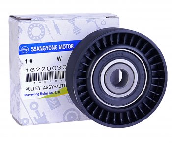 2 599 р. Ролик приводного ремня SSANGYONG Kyron (06-),Rexton (02-) (E2832) натяжителя OE SSANGYONG 1622003070  с доставкой в г. Пермь. Увеличить фотографию 1