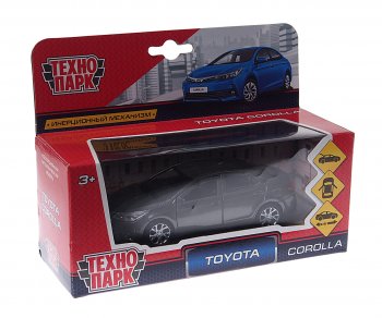 799 р. Модель автомобиля TOYOTA Corolla металлическая ТЕХНОПАРК ТЕХНОПАРК 162590  с доставкой в г. Пермь. Увеличить фотографию 1