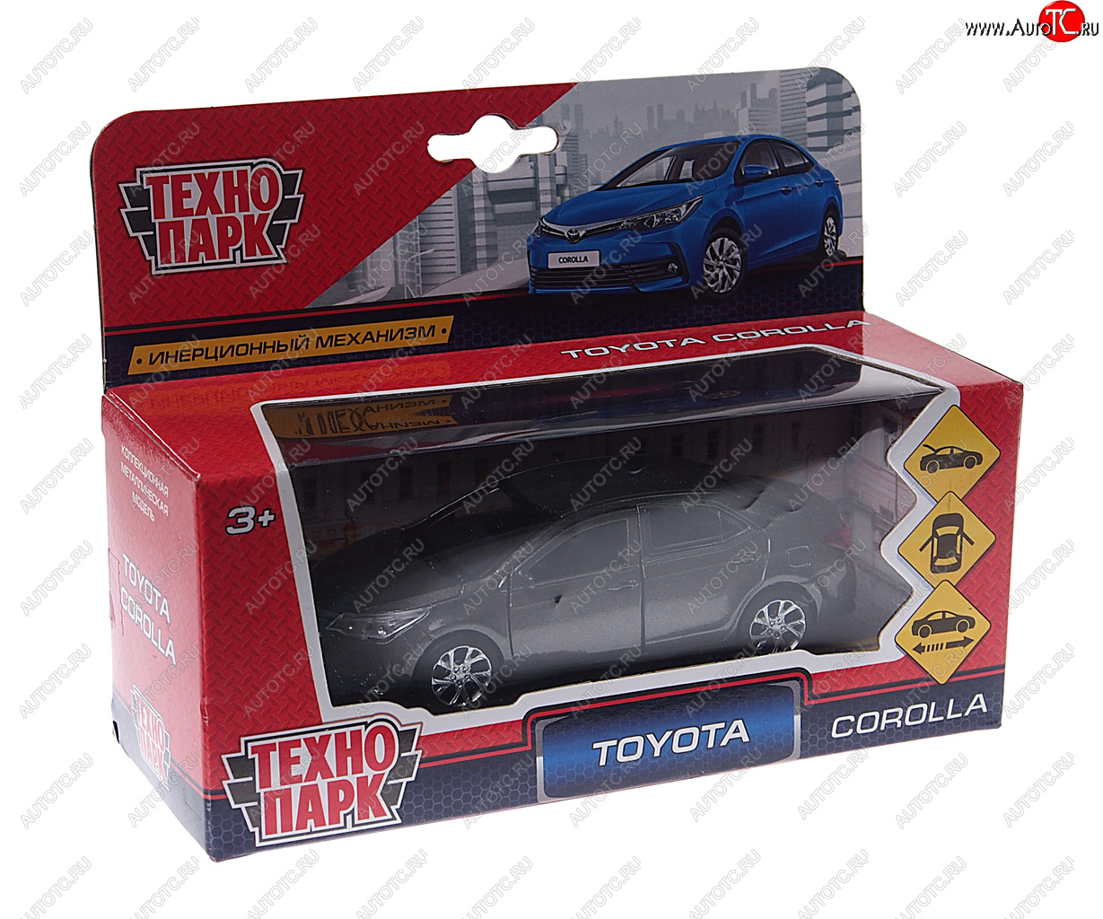 799 р. Модель автомобиля TOYOTA Corolla металлическая ТЕХНОПАРК ТЕХНОПАРК 162590  с доставкой в г. Пермь