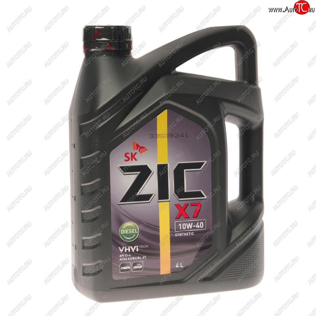 3 099 р. Масло дизельное X7 DIESEL CI-4SL E7 10W40 синт.4л ZIC ZIC 162607  с доставкой в г. Пермь