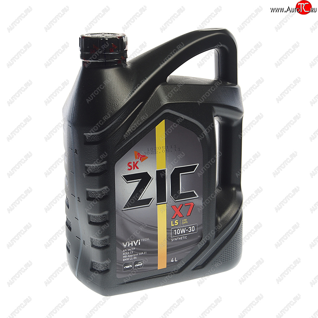 2 999 р. Масло моторное X7 LS SNCFC3 10W30 синт.4л ZIC ZIC 162649  с доставкой в г. Пермь
