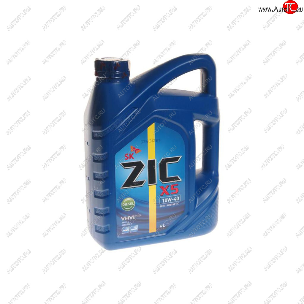 2 699 р. Масло дизельное X5 DIESEL CI-4SL 10W40 псинт.4л ZIC ZIC 162660  с доставкой в г. Пермь