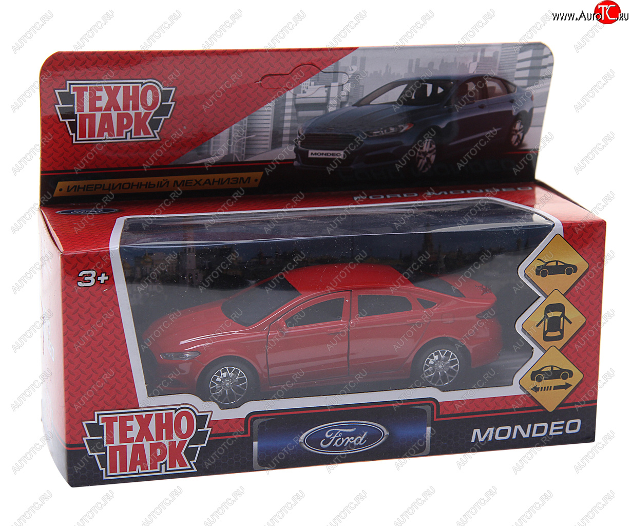 819 р. Модель автомобиля FORD Mondeo металлическая ТЕХНОПАРК ТЕХНОПАРК 164068164044  с доставкой в г. Пермь