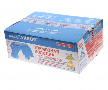 5 199 р. Колодки тормозные МАЗ-4370 передние (120мм) (2шт.) комплект на колесо АККОР АККОР 164370-350109091  с доставкой в г. Пермь. Увеличить фотографию 5