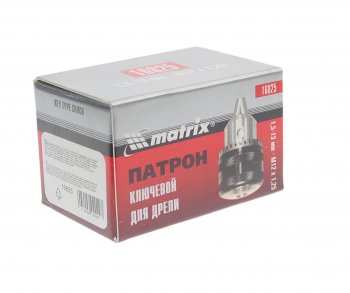 449 р. Патрон для дрели с ключом 1.5-13мм M12х1.25 MATRIX MATRIX 16825  с доставкой в г. Пермь. Увеличить фотографию 3