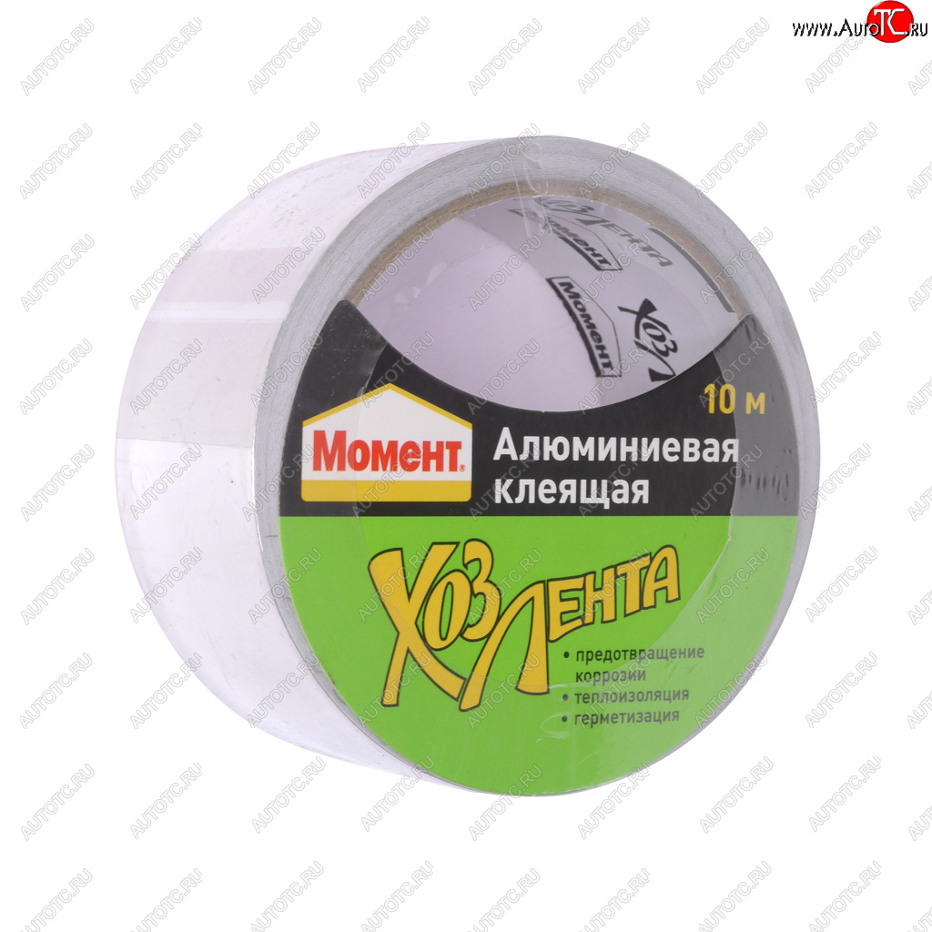 319 р. Скотч алюминиевый 10м Хозяйственная Лента МОМЕНТ HENKEL 1690067  с доставкой в г. Пермь