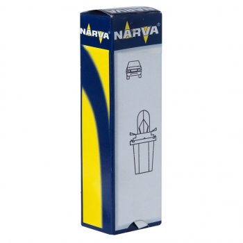 71 р. Лампа 24V 1.2W BAX8.5d2 серый патрон Plastic Base NARVA NARVA 170393000  с доставкой в г. Пермь. Увеличить фотографию 1
