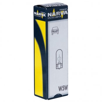 31 р. Лампа 12V W5W T10 W2.1x9.5d NARVA NARVA 171773000  с доставкой в г. Пермь. Увеличить фотографию 1