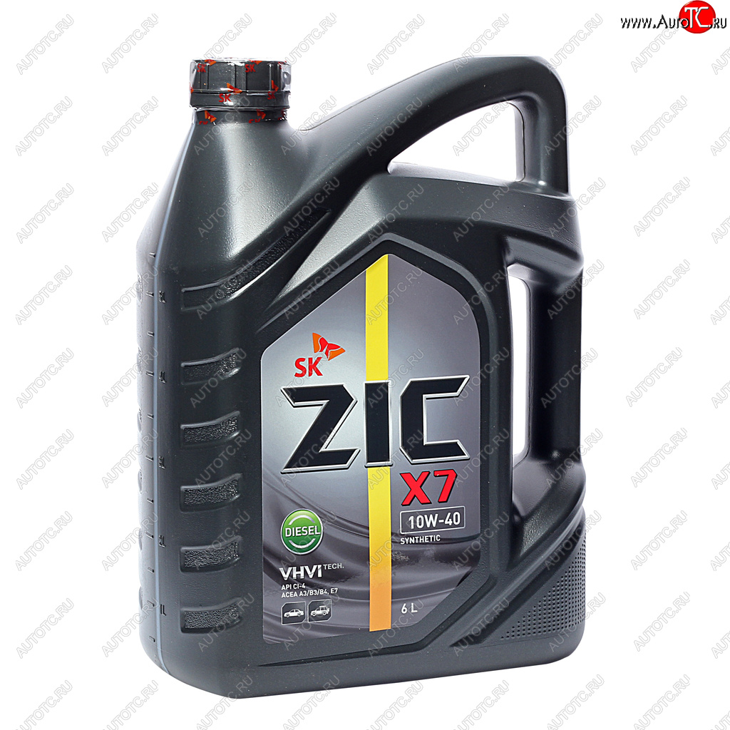 4 999 р. Масло дизельное X7 DIESEL CI-4SL E7 10W40 синт.6л ZIC ZIC 172607  с доставкой в г. Пермь