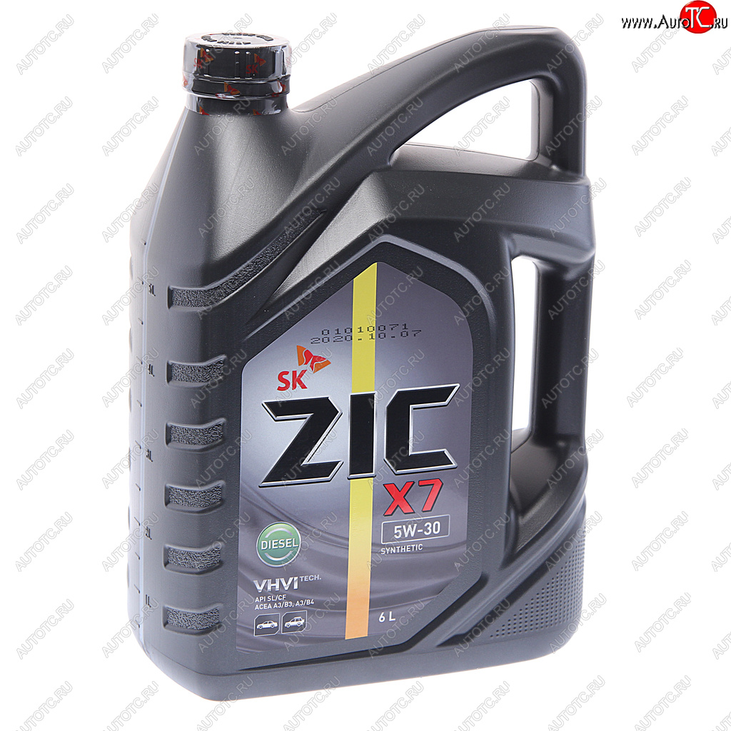 5 449 р. Масло дизельное Х7 DIESEL SLCFA3B3A3B4 5W30 синт.6л ZIC ZIC 172610  с доставкой в г. Пермь