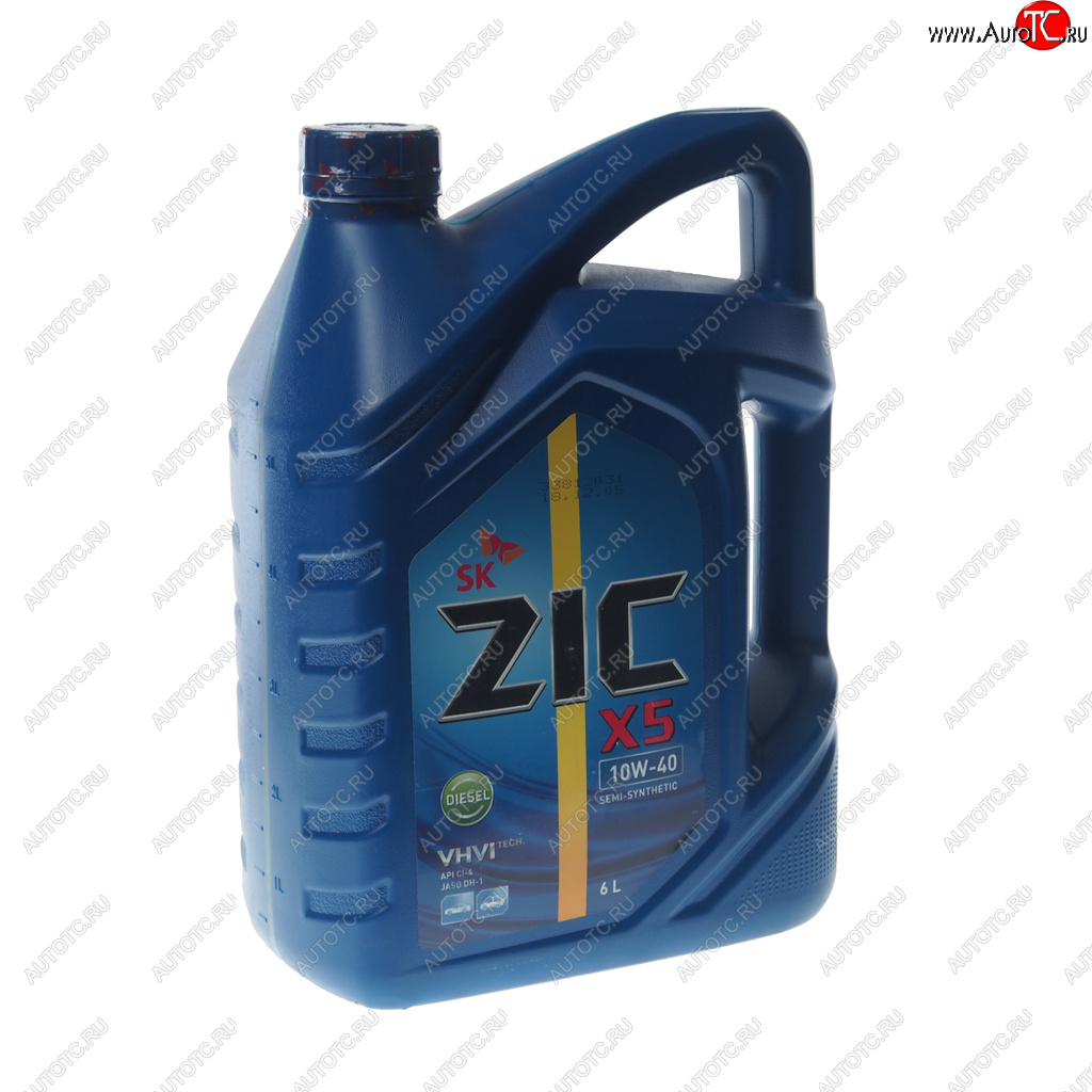 4 099 р. Масло дизельное X5 DIESEL CI-4SL 10W40 псинт.6л ZIC ZIC 172660  с доставкой в г. Пермь