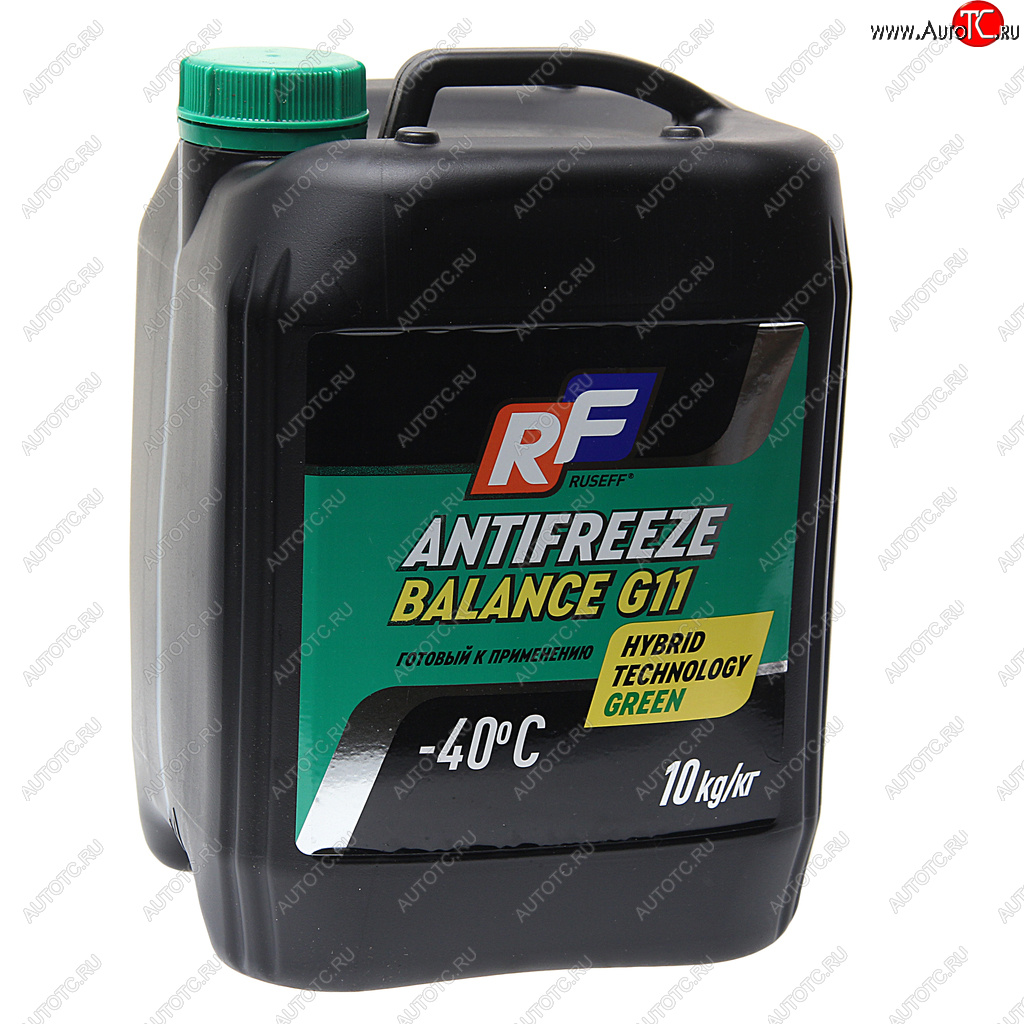 1 599 р. Антифриз зеленый -40C 10кг G11 RUSEF RUSEFF 17464n RUSEFF 17464n  с доставкой в г. Пермь