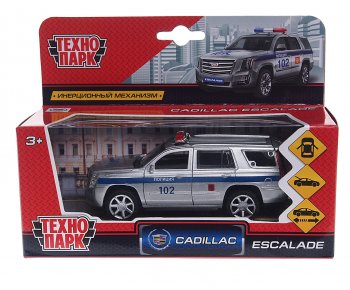 819 р. Модель автомобиля CADILLAC Escalade металлическая ТЕХНОПАРК ТЕХНОПАРК 176009176023176030 ТЕХНОПАРК 176009176023176030  с доставкой в г. Пермь. Увеличить фотографию 2