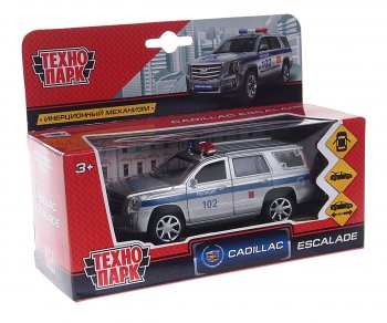 819 р. Модель автомобиля CADILLAC Escalade металлическая ТЕХНОПАРК ТЕХНОПАРК 176009176023176030 ТЕХНОПАРК 176009176023176030  с доставкой в г. Пермь. Увеличить фотографию 1