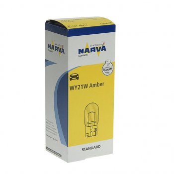 299 р. Лампа 12V WY21W WX3x16d желтая NARVA NARVA 176293000  с доставкой в г. Пермь. Увеличить фотографию 2