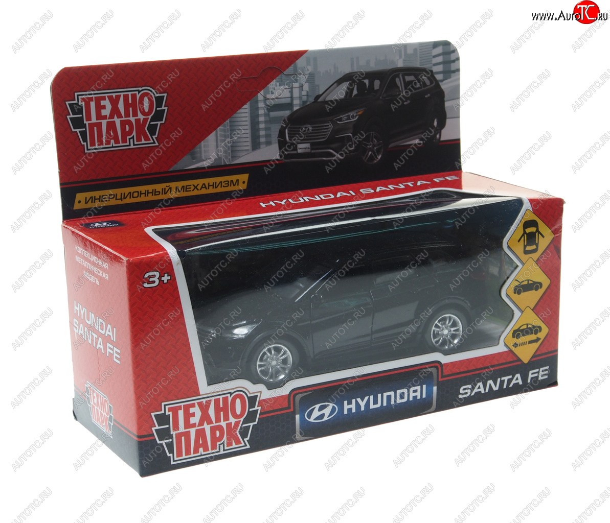 599 р. Модель автомобиля HYUNDAI Santa Fe металлическая ТЕХНОПАРК ТЕХНОПАРК 178256115589115411178249 ТЕХНОПАРК 178256115589115411178249  с доставкой в г. Пермь
